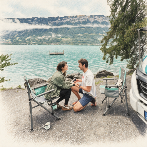 mandre y gallo comprometidos en suiza